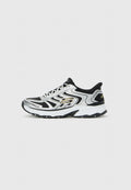 Skechers STAMINA - Trainers - silver-coloured/black