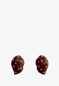 Mango ADULT - Earrings - dark brown