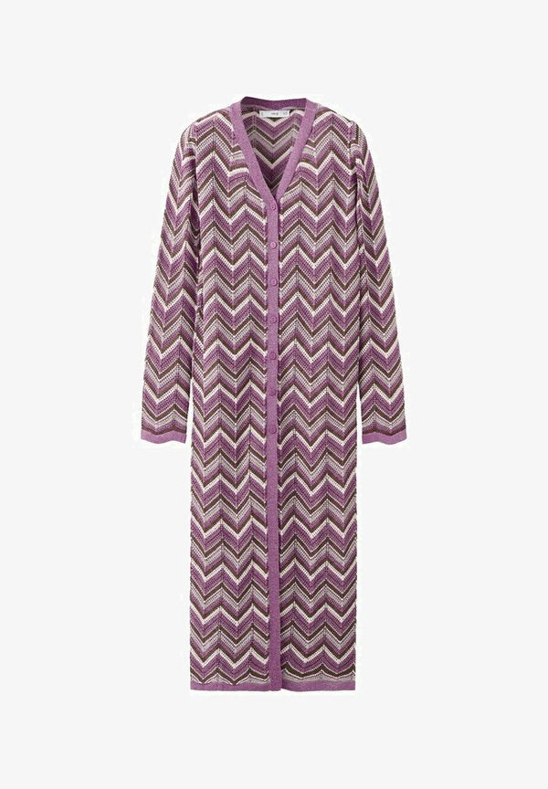 Mango Cardigan - purple
