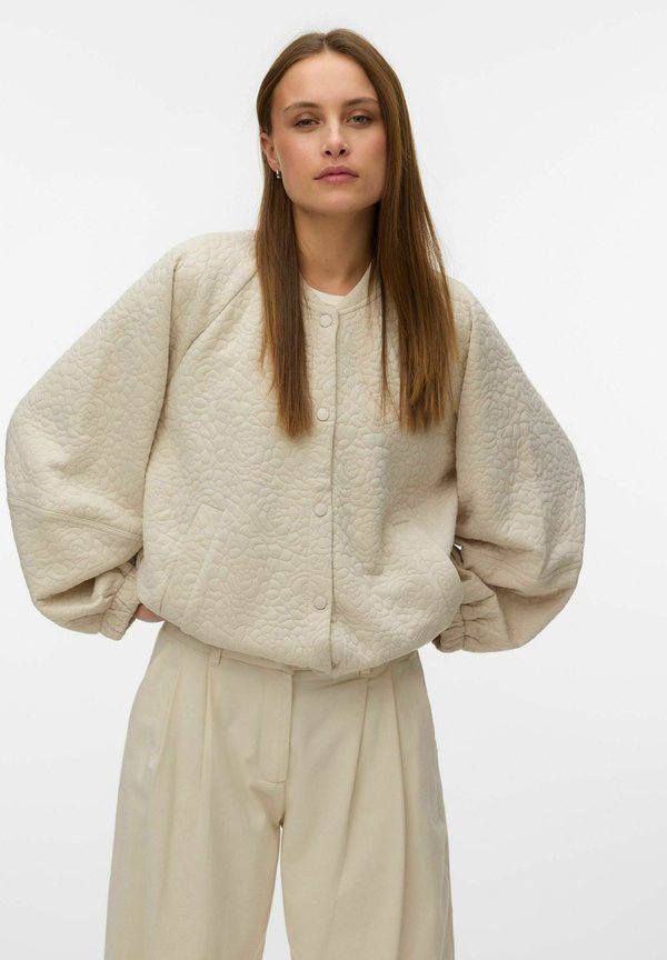 Vero Moda Bomber VMLEONIE Bomber - Bomber Jacket - oatmeal