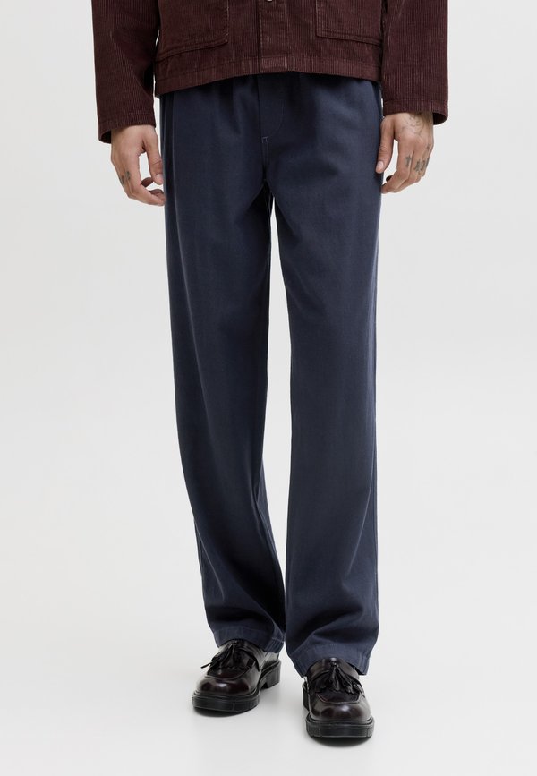 Jack & Jones Loose Fit - Trousers - navy blazer
