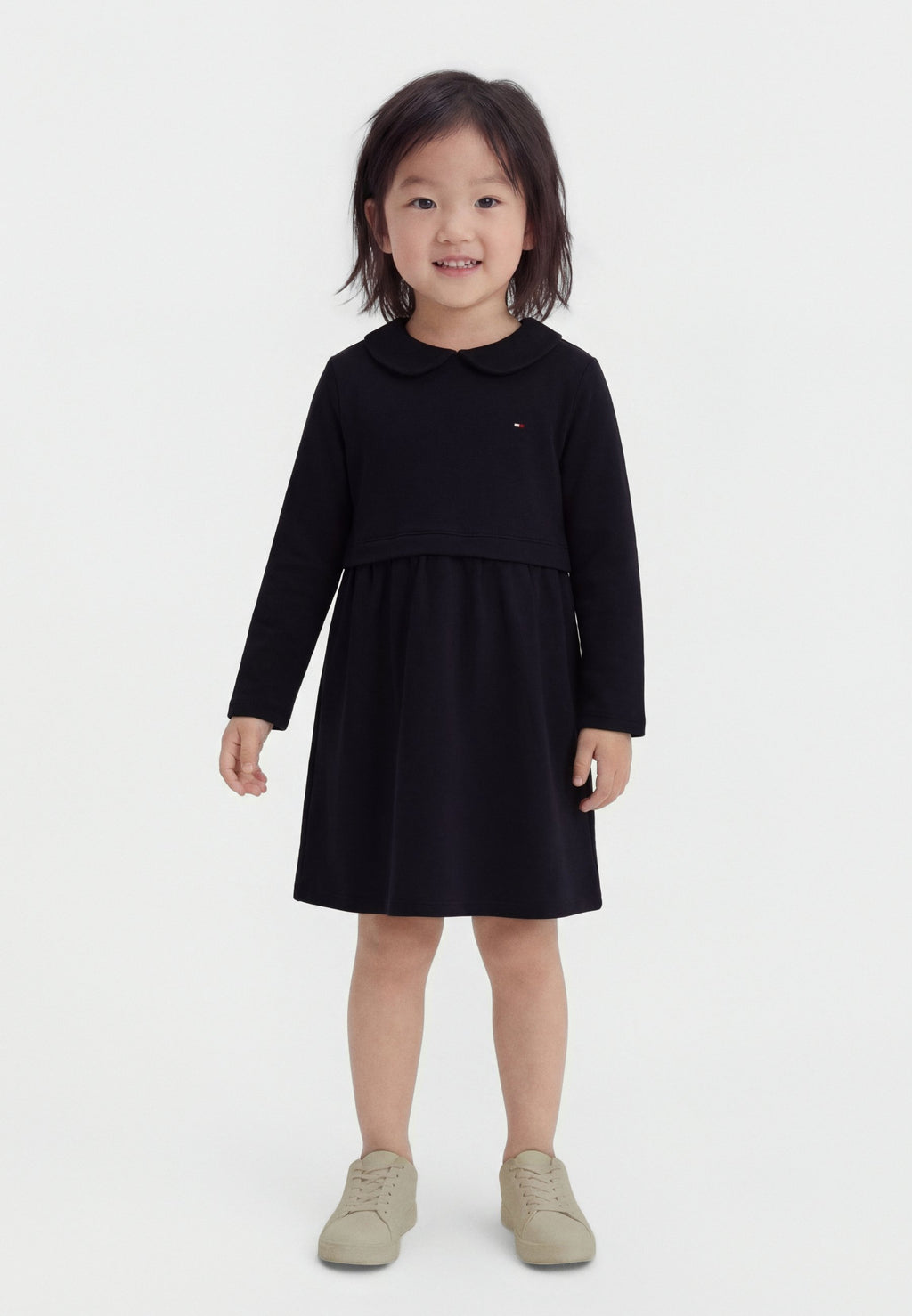 ESSENTIAL TERRY LONG SLEEVE DRESS Media 2