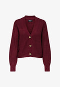 ONLY ONLCAROL NICE CARDIGAN - Cardigan - cabernet