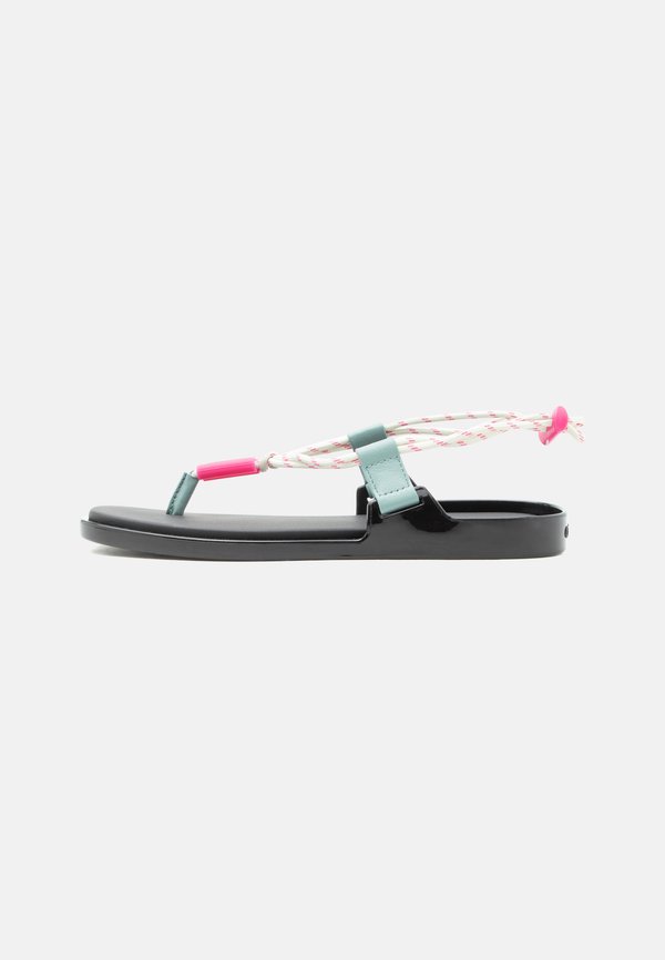 Calvin Klein T-bar sandals - black/arctic/pink yarrow