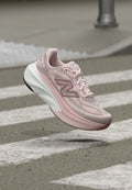 New Balance FRESH FOAM X MORE V6 - Road running shoes - stone pink/rosewood/silver-coloured metallic