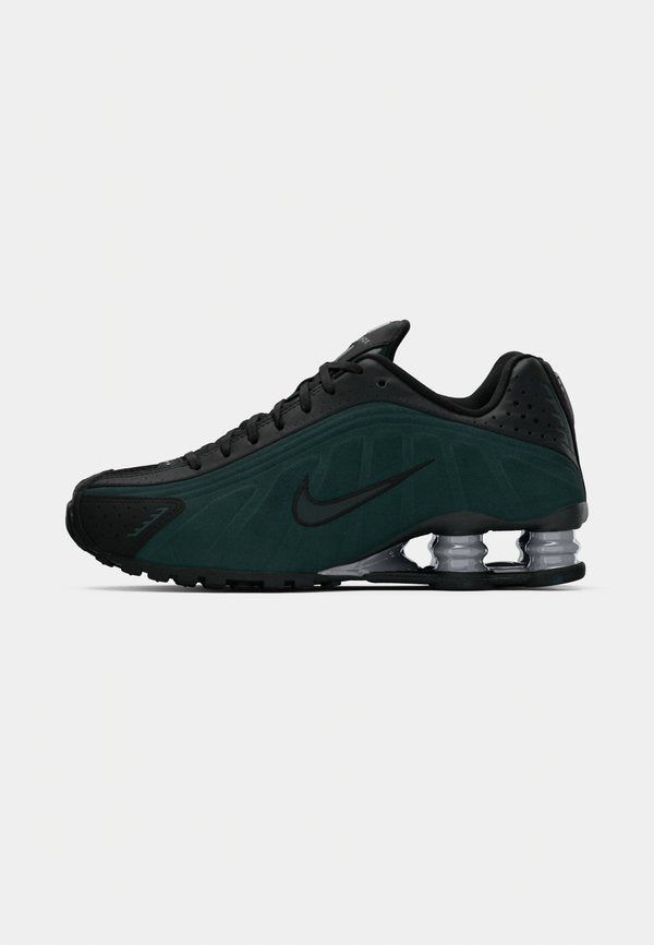 Nike Sportswear SHOX R4 SE 2 - Trainers - black/seaweed/metallic silver-coloured