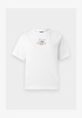 New Balance BOSTON CITY RUN RELAXED - Print T-shirt - white