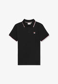 Fila BIELLA REGULAR TIPPED - Polo shirt - black
