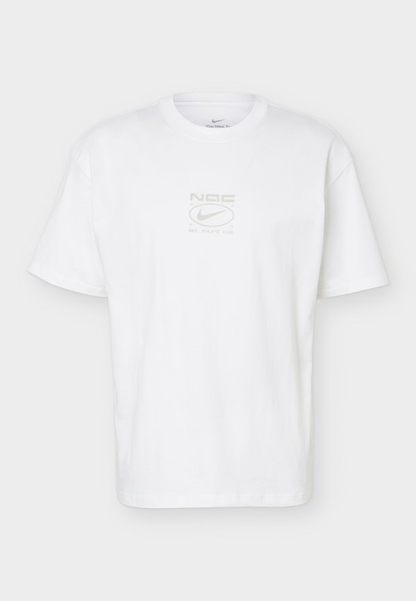 Nike Performance TEE - Print T-shirt - white/light smoke grey
