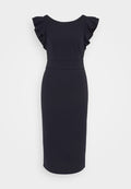 VILA VIWALLIE FLOUNCE MID CALF DRESS
