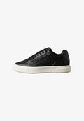 Calvin Klein CALVIN KLEIN EMBOSSED EMBLEM LOGO TRAINERS - Trainers - black light grey