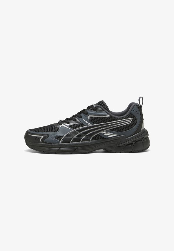 Puma MILENIO TECH TONE - Trainers - black gray silver