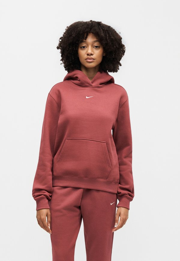 Nike Sportswear W NK STDO FLC MW STD PO HDY - Hoodie - pink smoke/sail