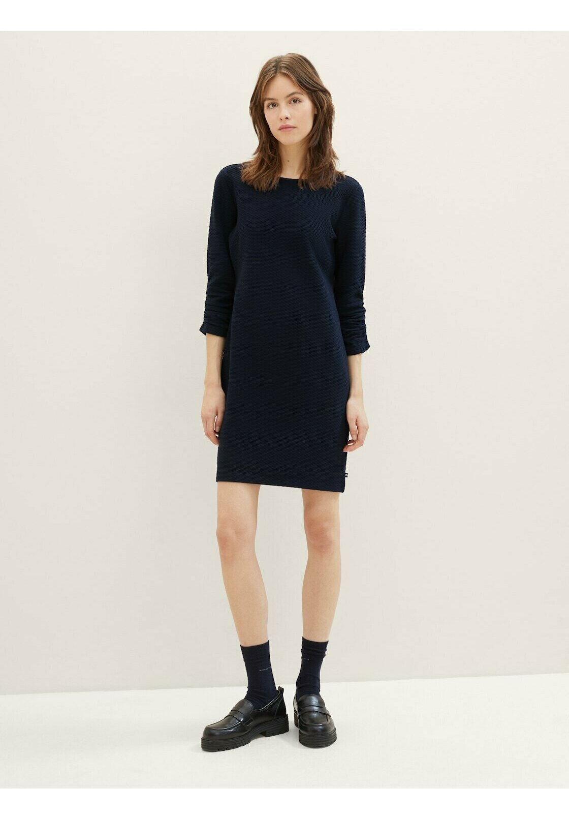 TOM TAILOR DENIM DRESS WITH SLEEVE DETAIL