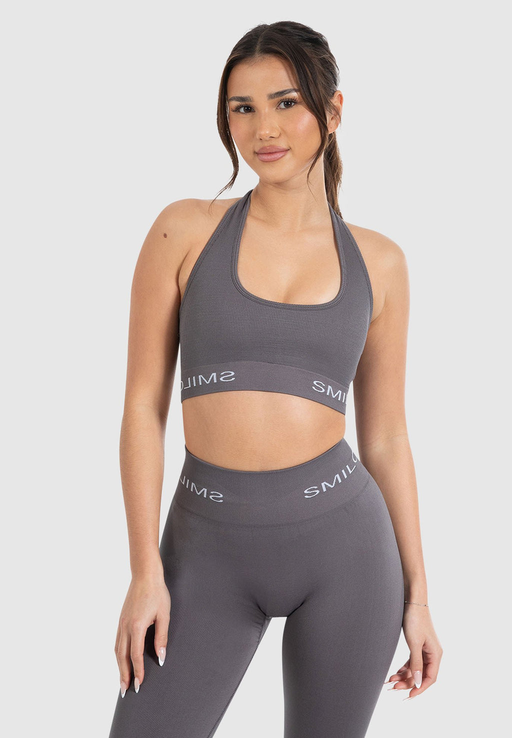Smilodox AZURA RIBBED NECK HOLDER BRA