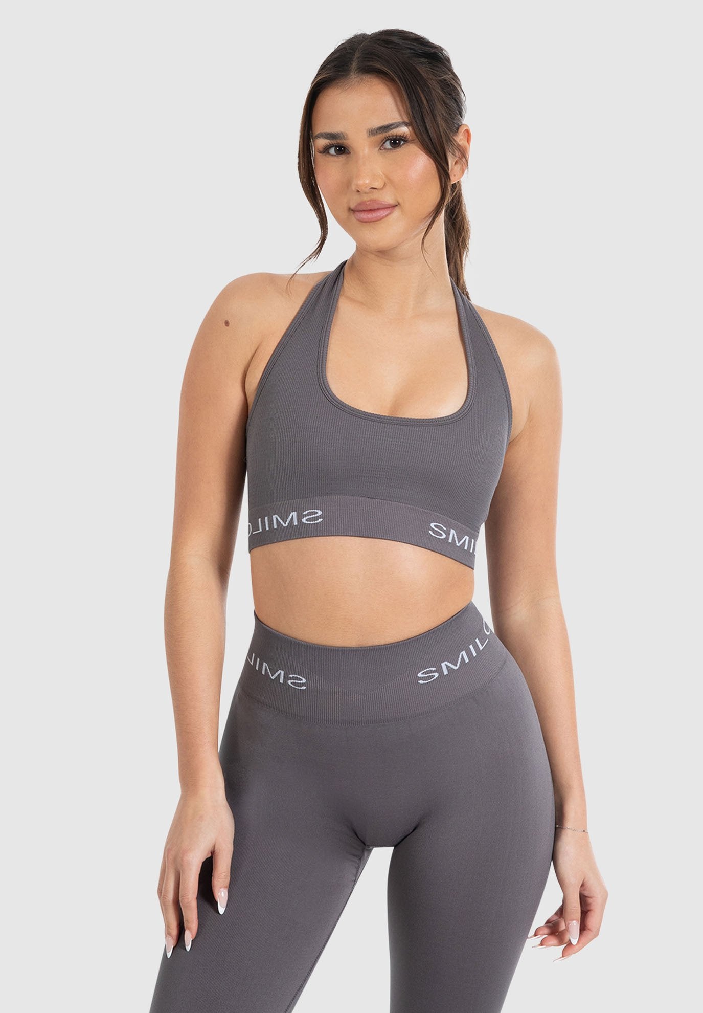 Smilodox AZURA RIBBED NECK HOLDER BRA