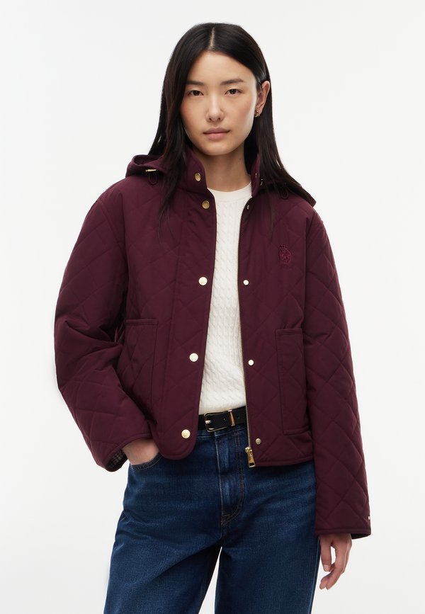 Tommy Hilfiger Light jacket - deep burgundy