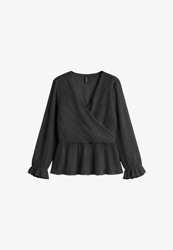 Vero Moda Curve BLOUSE VMDORA TOP - Blouse - black
