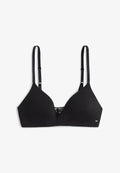 Tommy Hilfiger WIRELESS LIGHTLY LINED BRA - Triangle bra - black