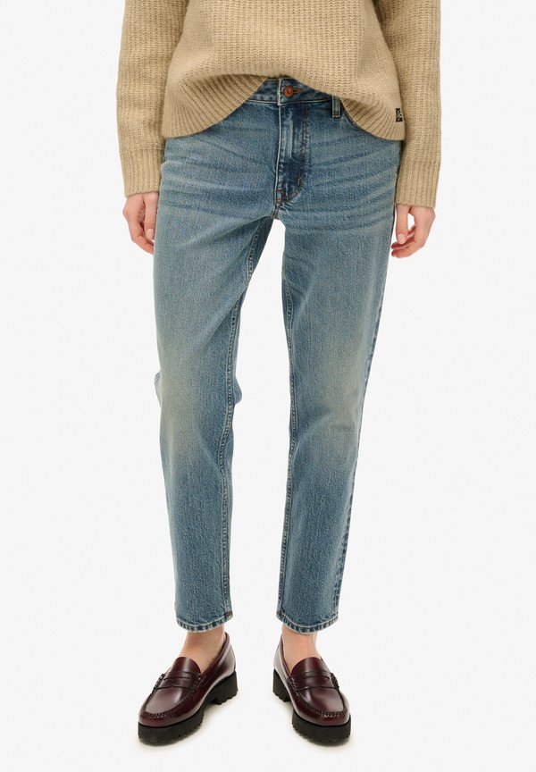 Superdry & Co MID RISE SLIM - Slim fit jeans - logan vintage dark blue