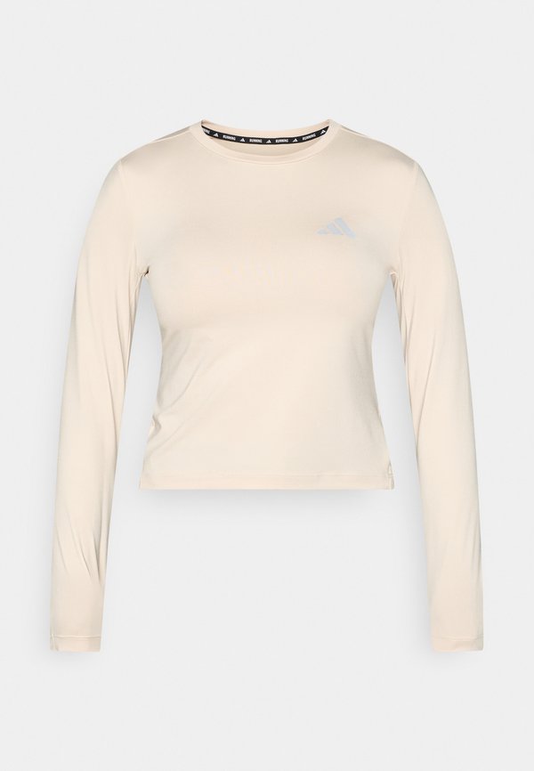 adidas Performance RUN ESS LS W - Long sleeved top - crystal linen