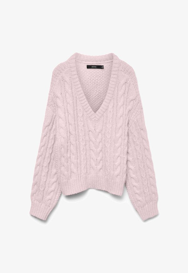 Vero Moda Knitted VMDREAM Knitted - Jumper - cherry blossom