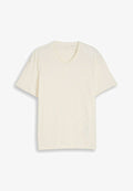 TOM TAILOR TOM TAILOR T-SHIRT T-SHIRT MIT V-AUSSCHNITT - Basic T-shirt - gardenia white