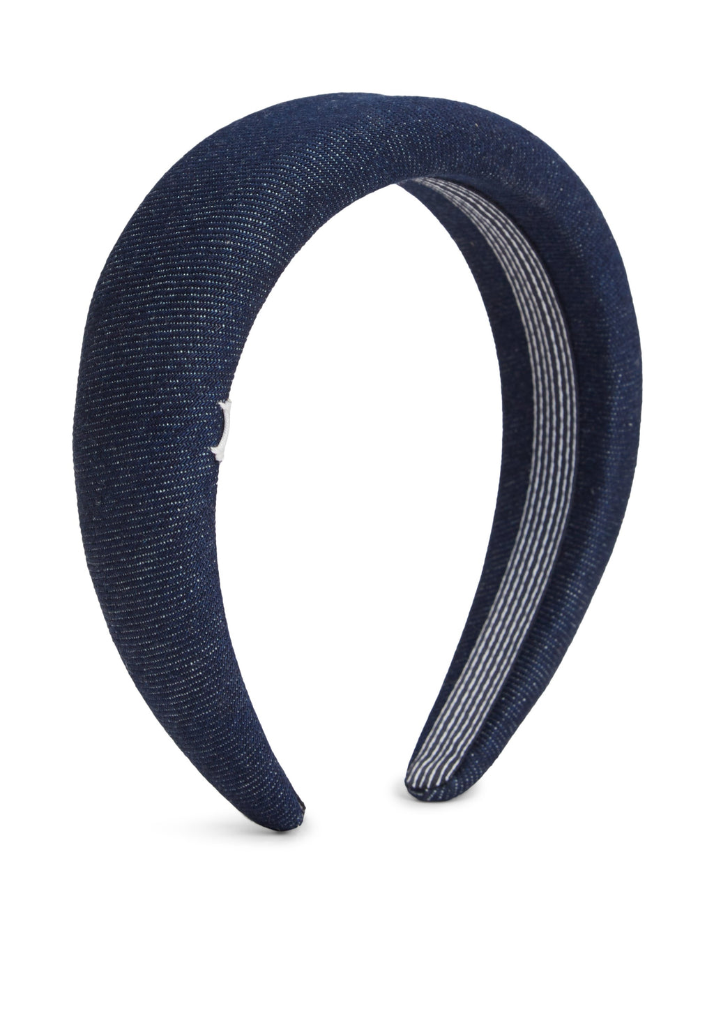 DENIM LOGO PADDED HEADBAND Media 1