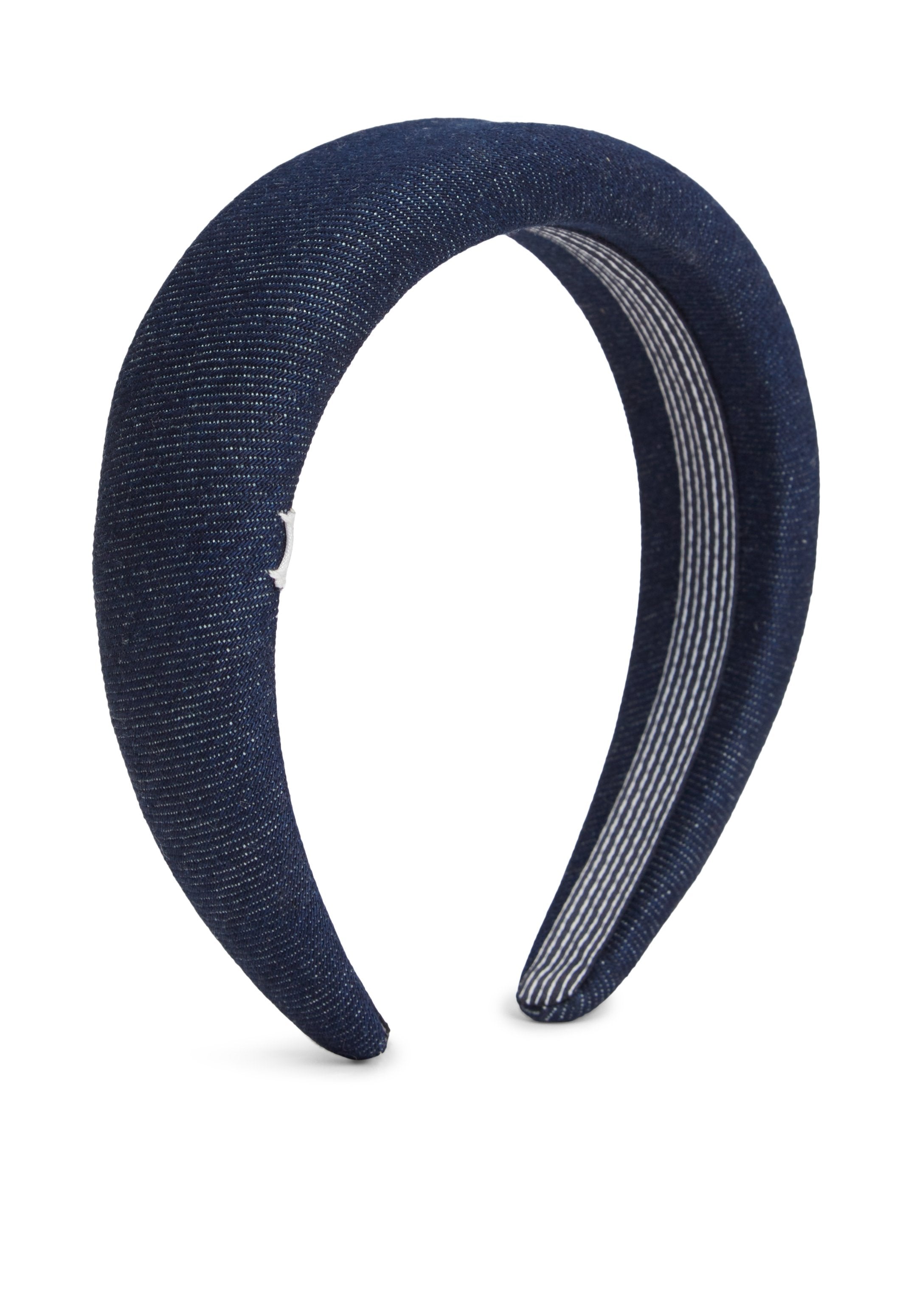 DENIM LOGO PADDED HEADBAND Media 1