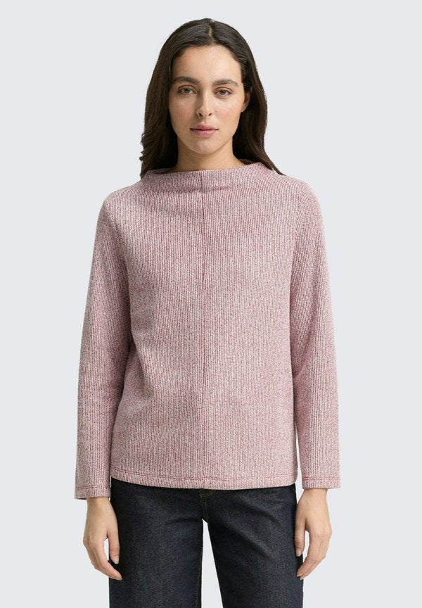 TOM TAILOR Jumper - rumba red melange