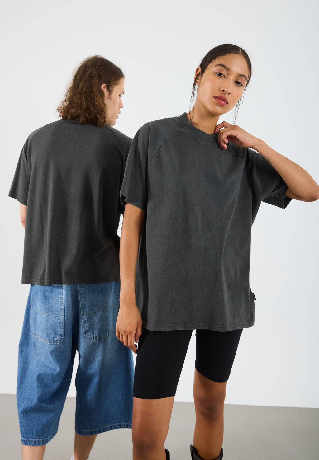 YOURTURN OVERSIZED FIT WASHED