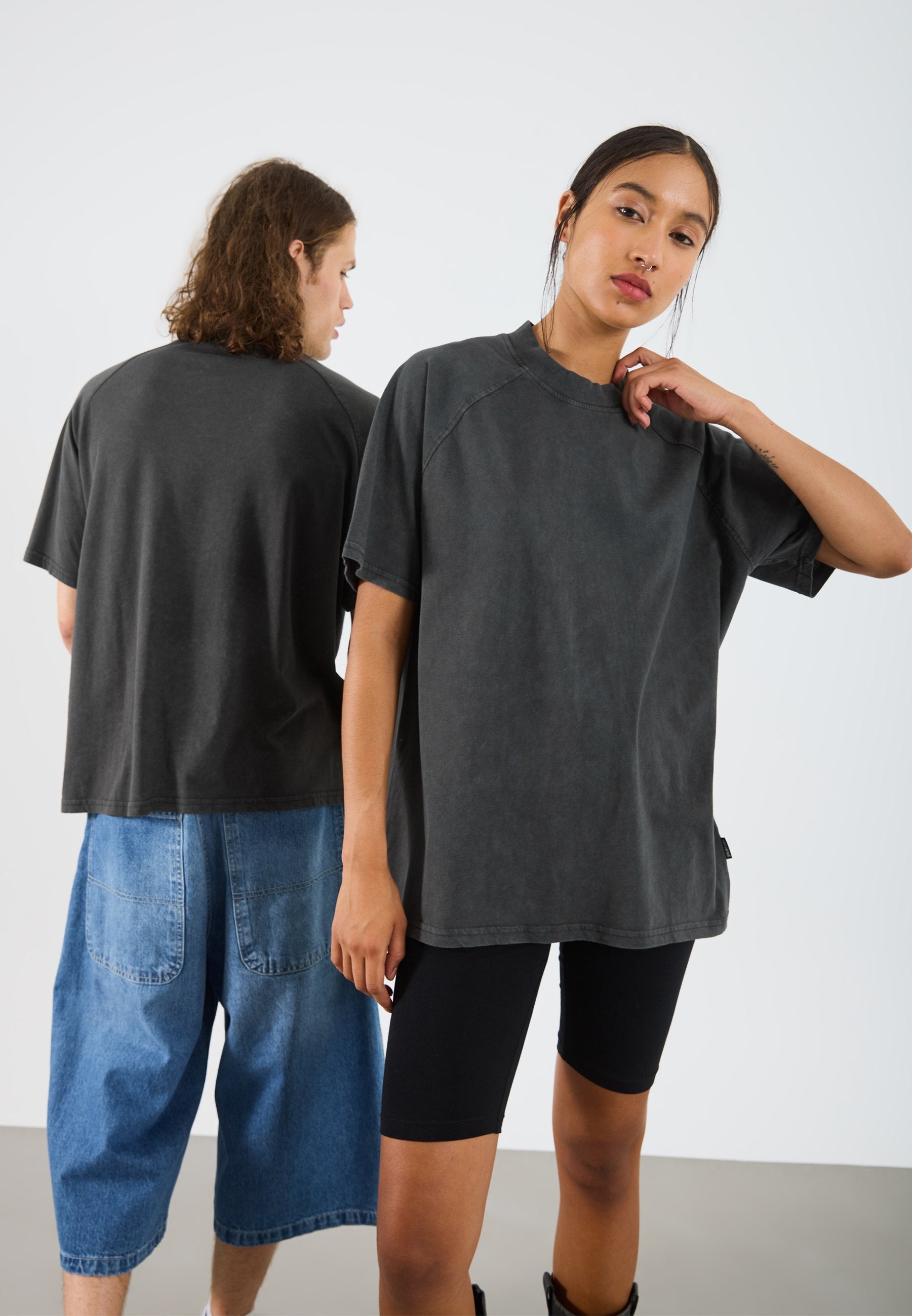 YOURTURN OVERSIZED FIT WASHED