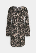 VILA Petite VICAIA V NECK DRESS