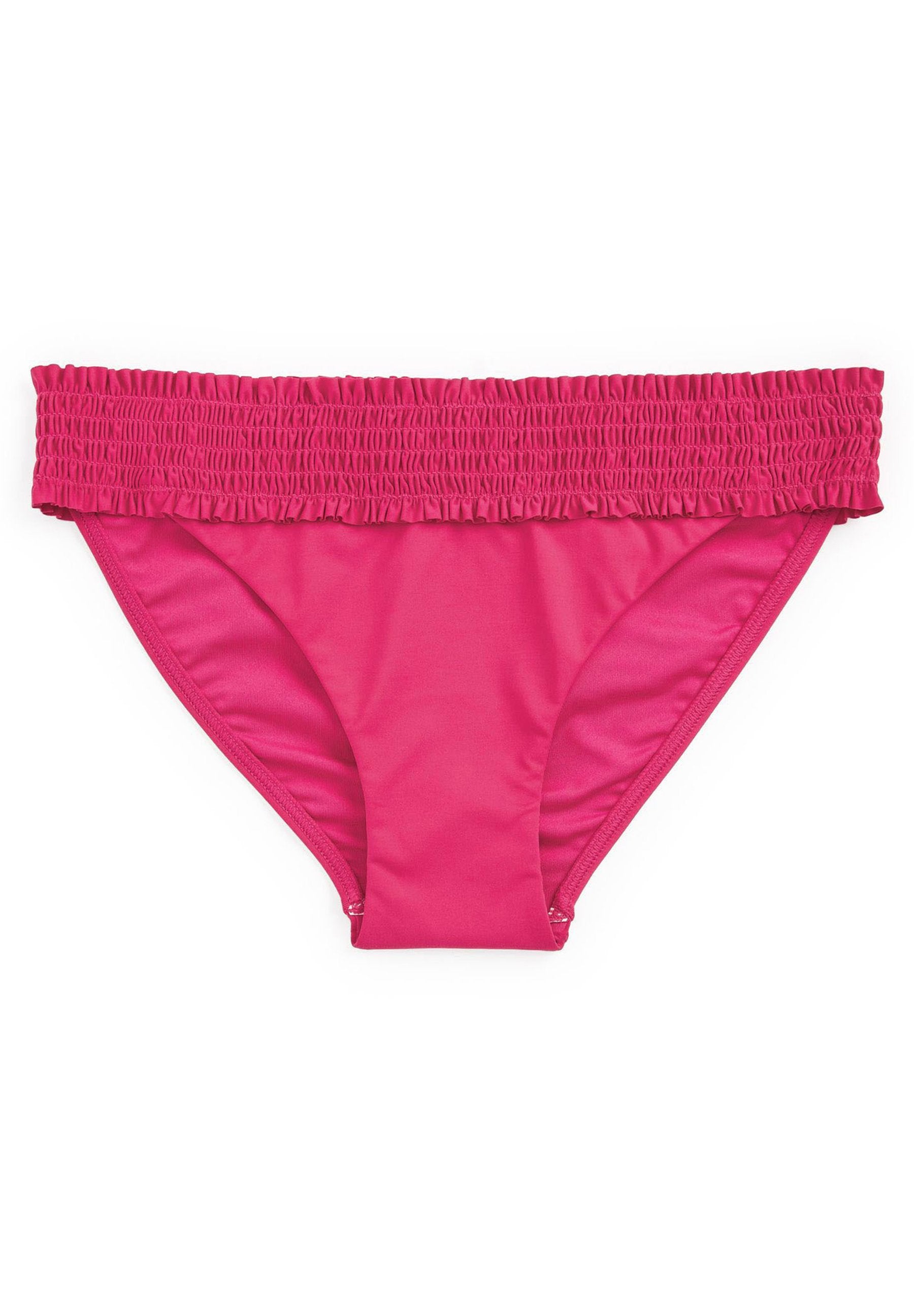 Next SHIRRED HIGH LEG BIKINI BOTTOMS