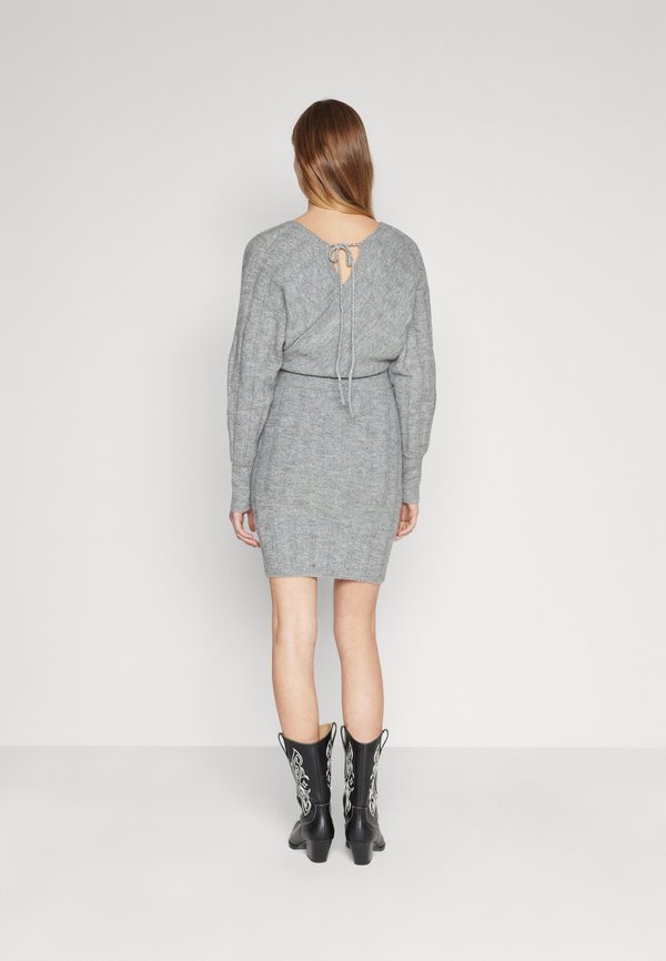Even&Odd WIDE BATWIG SLEEVES MINI BODYCON DRESS