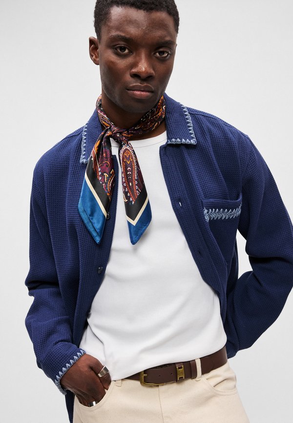 Scotch & Soda WAFFLE STRUCTURE RELAXED FIT SHIRT