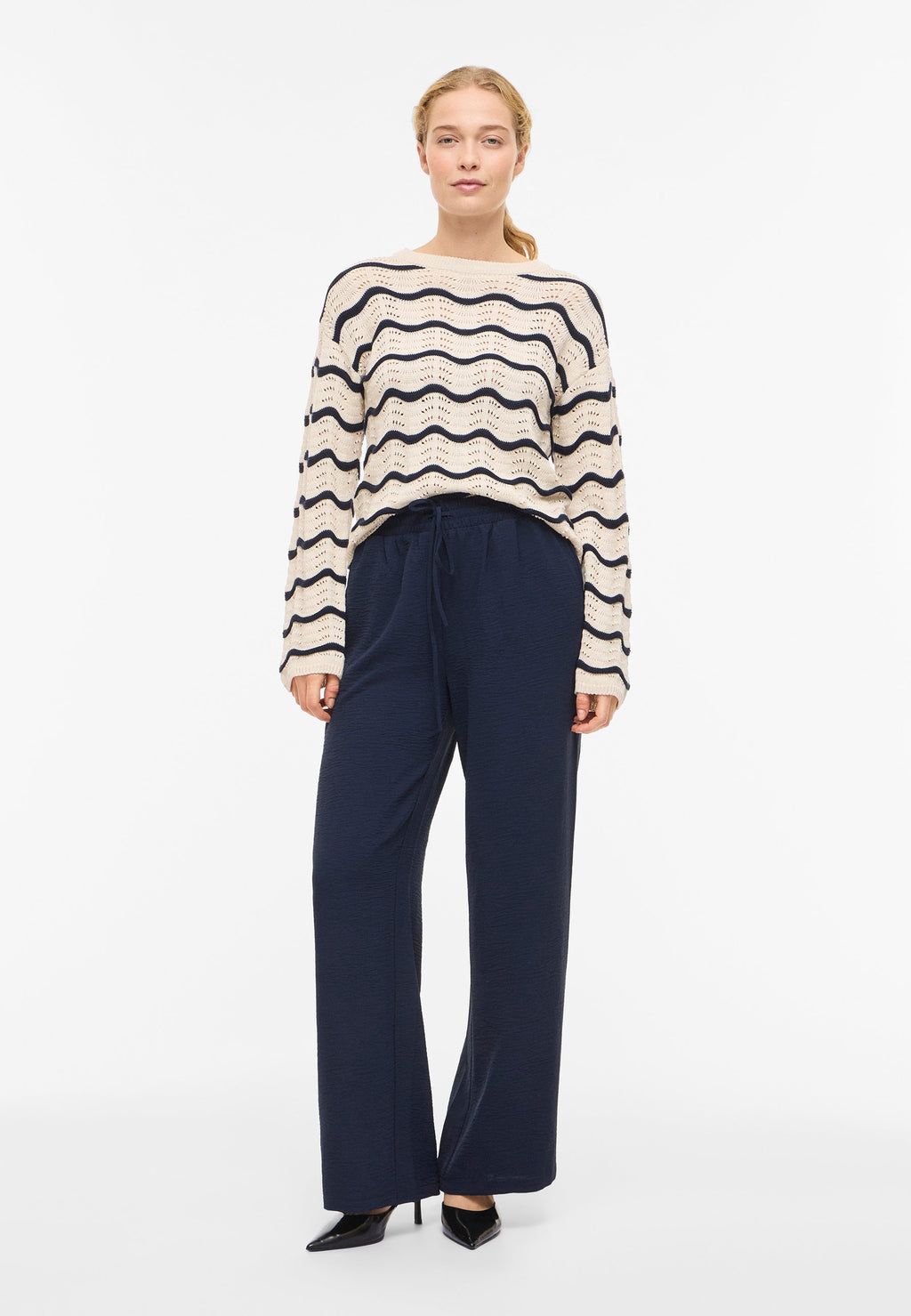 VILA Knitted VIWAVE Round neck