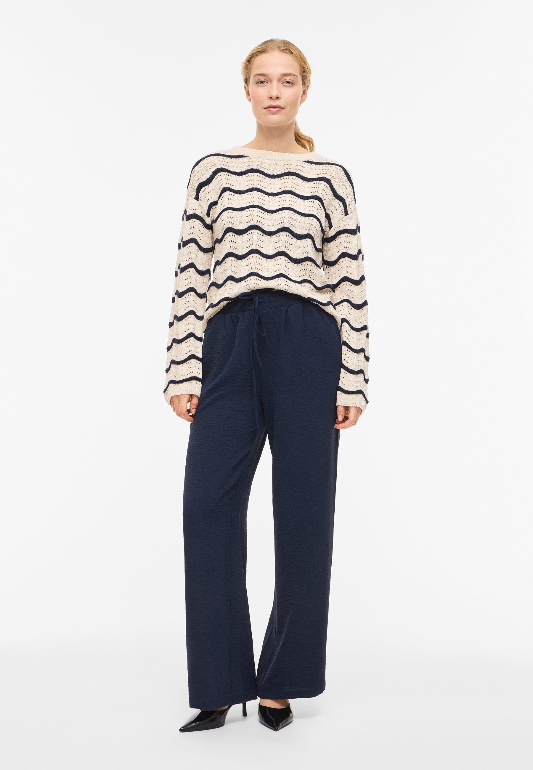 VILA Knitted VIWAVE Round neck