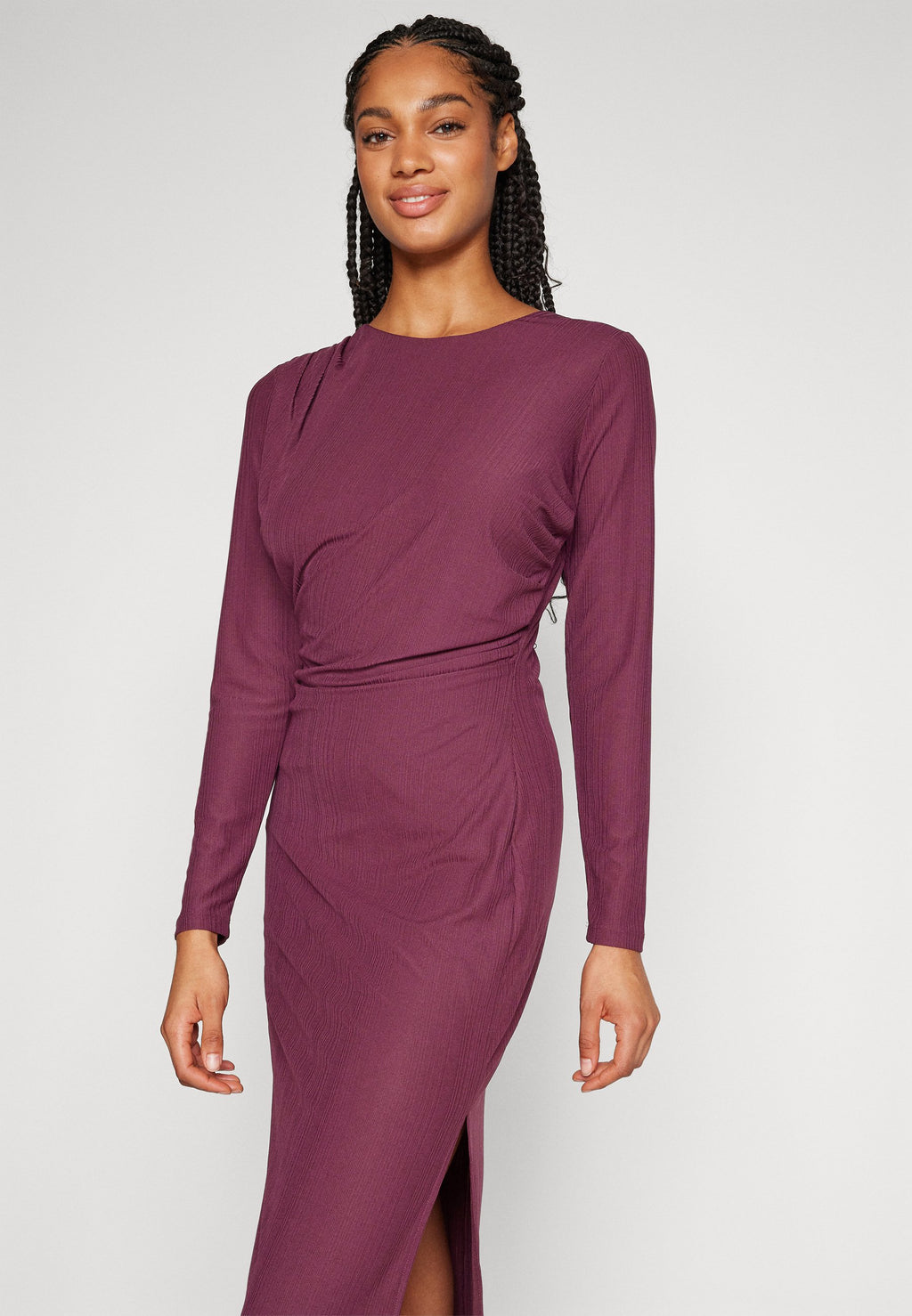 VILA VILUNA PARTINA MIDI SLIT DRESS