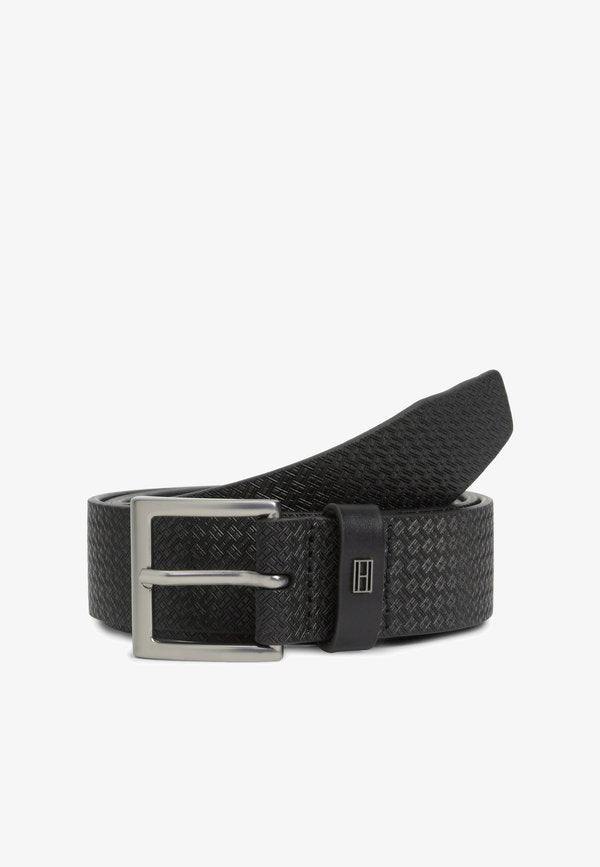 Tommy Hilfiger TH SOHO FLAG AOP 3.5 - Belt - black