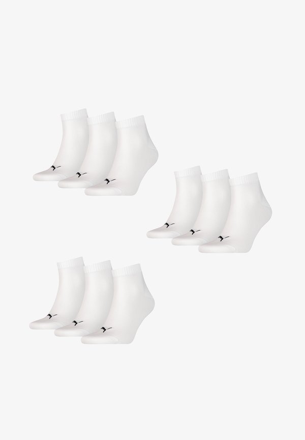 Puma QUARTER 9 PACK - Socks - withe
