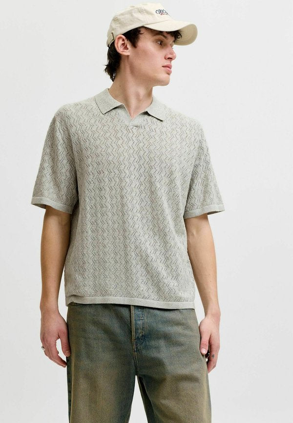 Jack & Jones Knitted Knitted - Polo shirt - seagrass