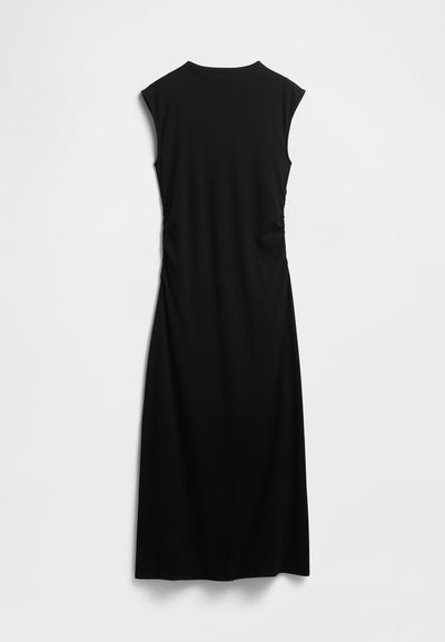 GAP V RUCHED HIGH NECK MAXI