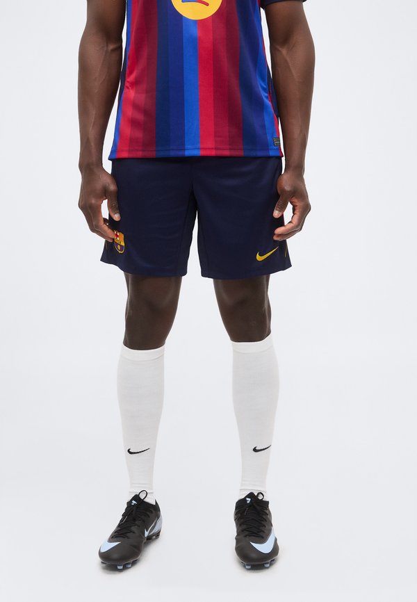 Nike Performance FC BARCELONA STRIKE SHORT  - Club wear - blackened blue/noble red/mineral yellow