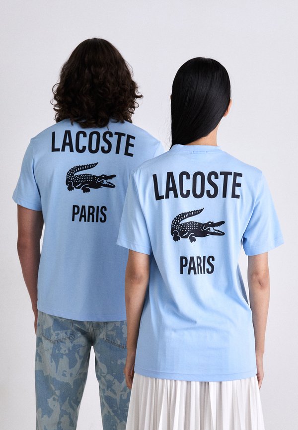 Lacoste UNISEX - Print T-shirt - light blue