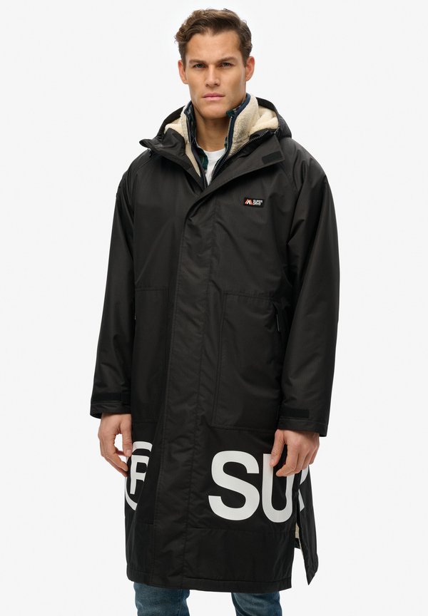 Superdry & Co ROBE - Parka - black white