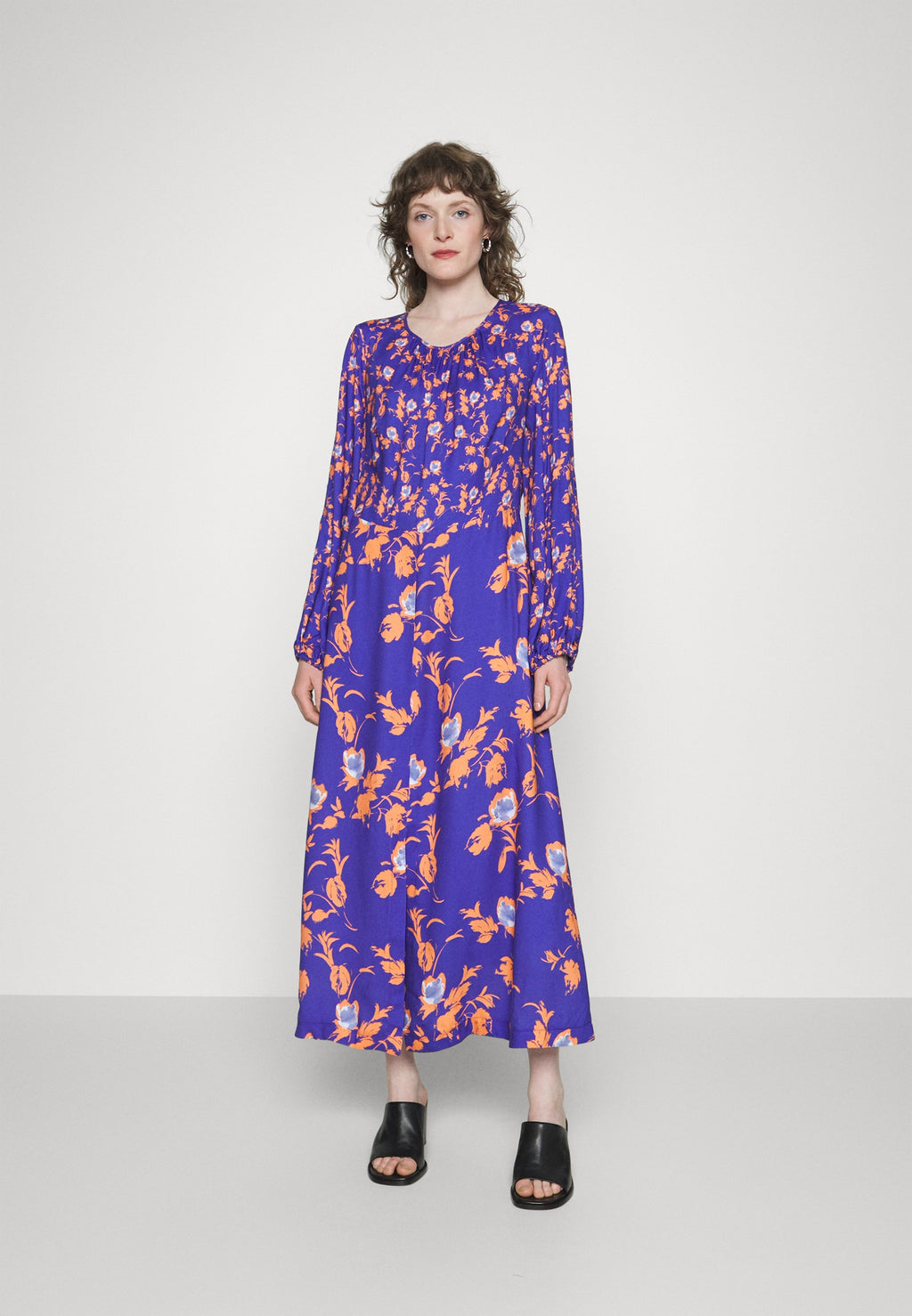 Closet LONDON GATHERED NECK DRESS