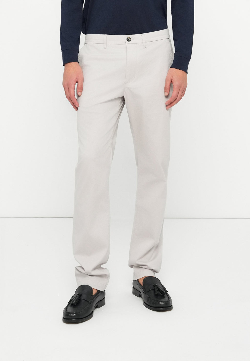 DENTON TEXTURED PRINT STRAIGHT LEG TROUSERS Media 3
