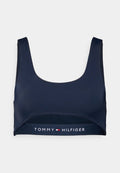 Tommy Hilfiger ORIGINAL LOGO CUTOUT BRALETTE BIKINI TOP - Bikini top - dark night navy