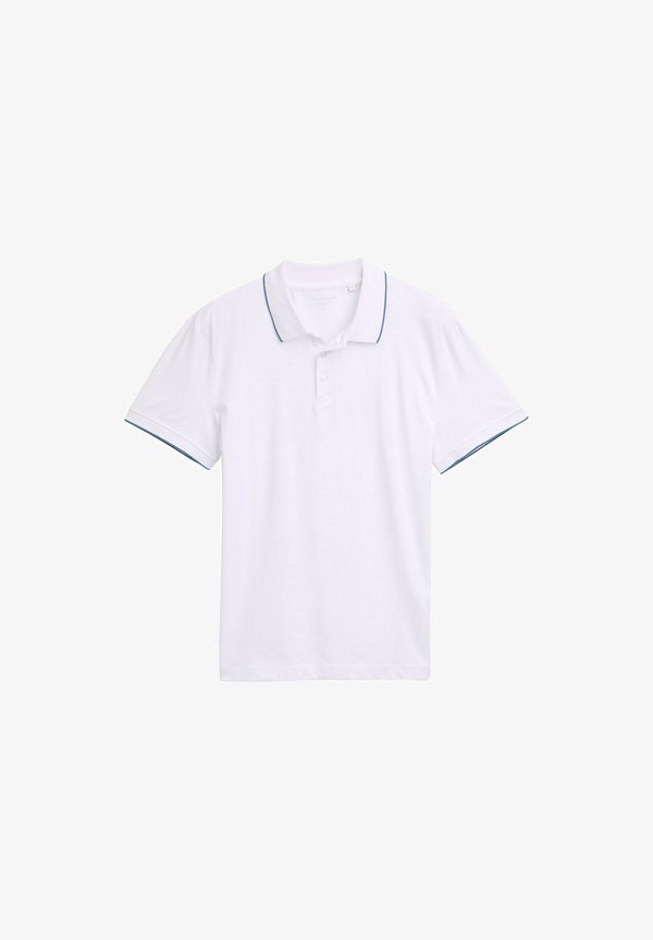 TOM TAILOR SLIM FIT MIT STRETCH - Polo shirt - white